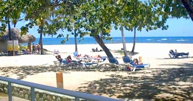 Ferienwohnung Beachfront Apt With Seaview Dining Patio Puerto Plata Exterior foto